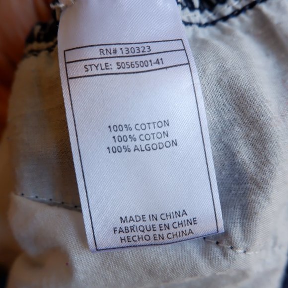 DC men’s chino shorts in navy blue straight fit - Picture 8 of 8